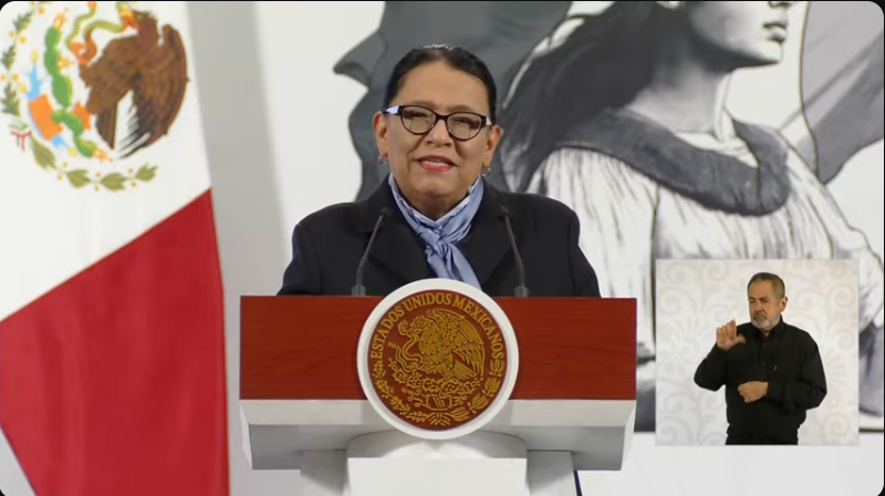 Conferencia de la secretaria Rodríguez Velázquez