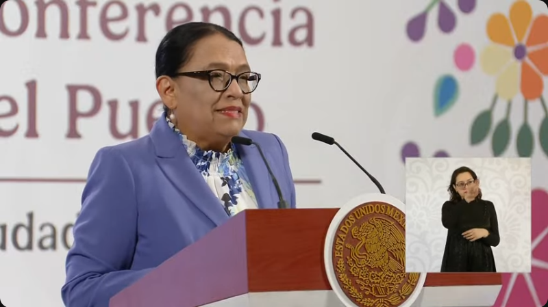 Conferencia de la secretaria Rodríguez Velázquez