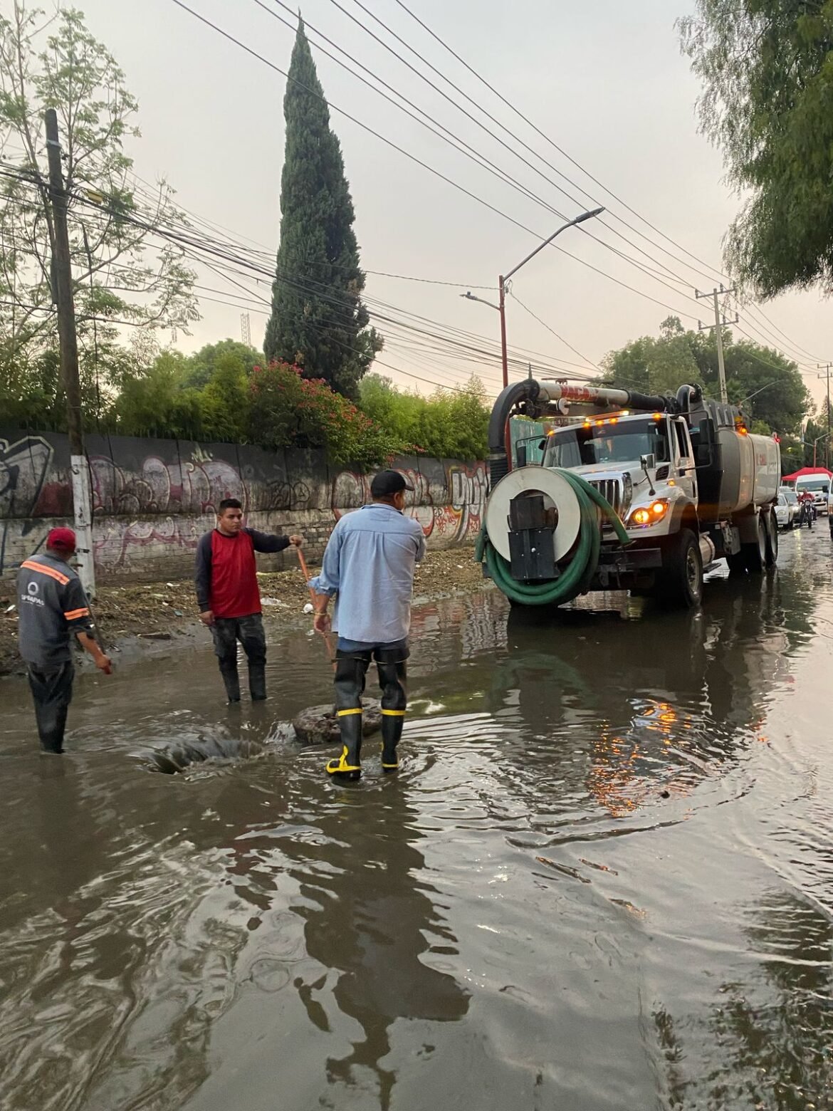 Atiende gobierno de La Paz afectaciones por intensa lluvia
