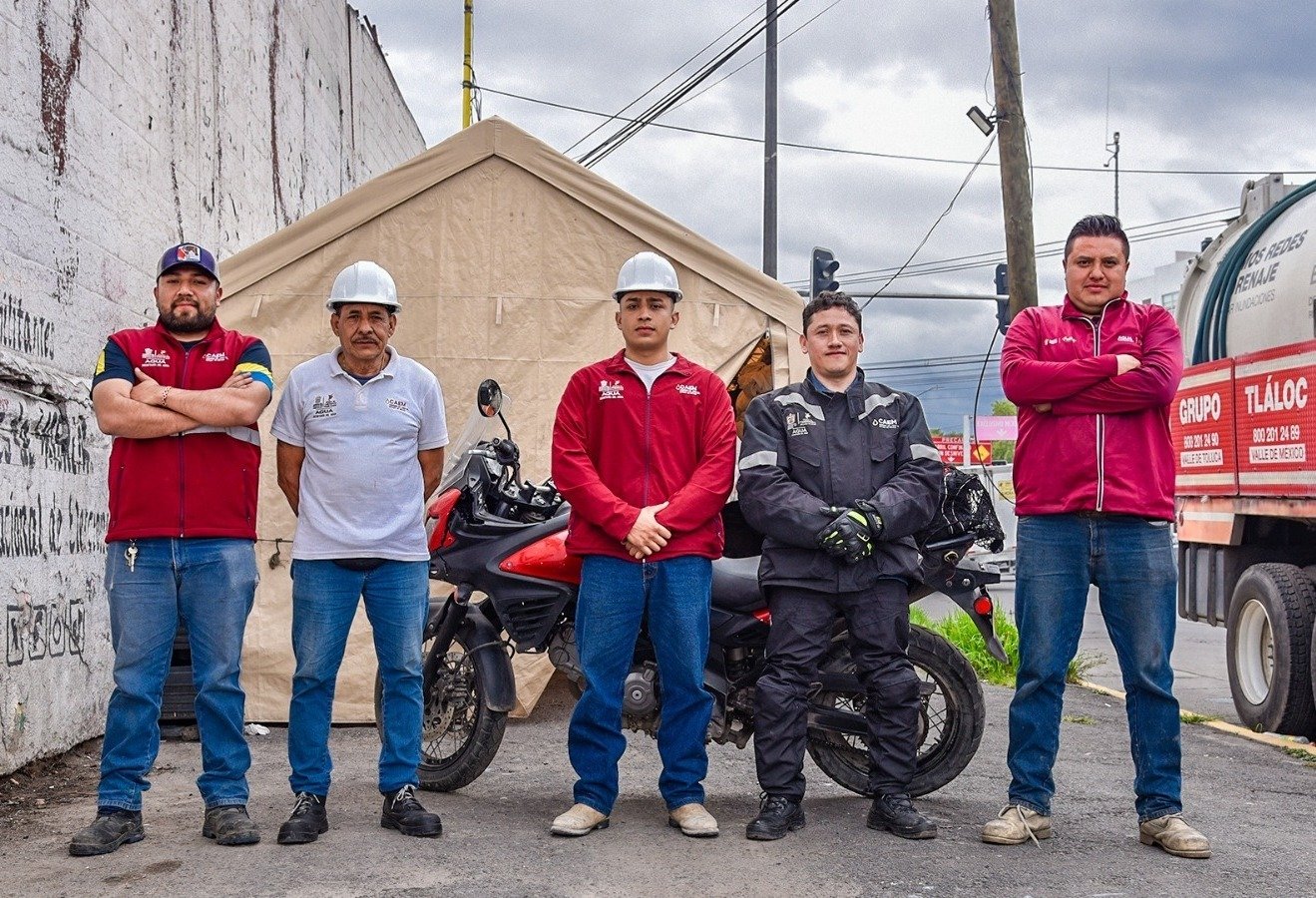 Gobierno del Estado de México instala campamentos de Grupo Tláloc en Ecatepec