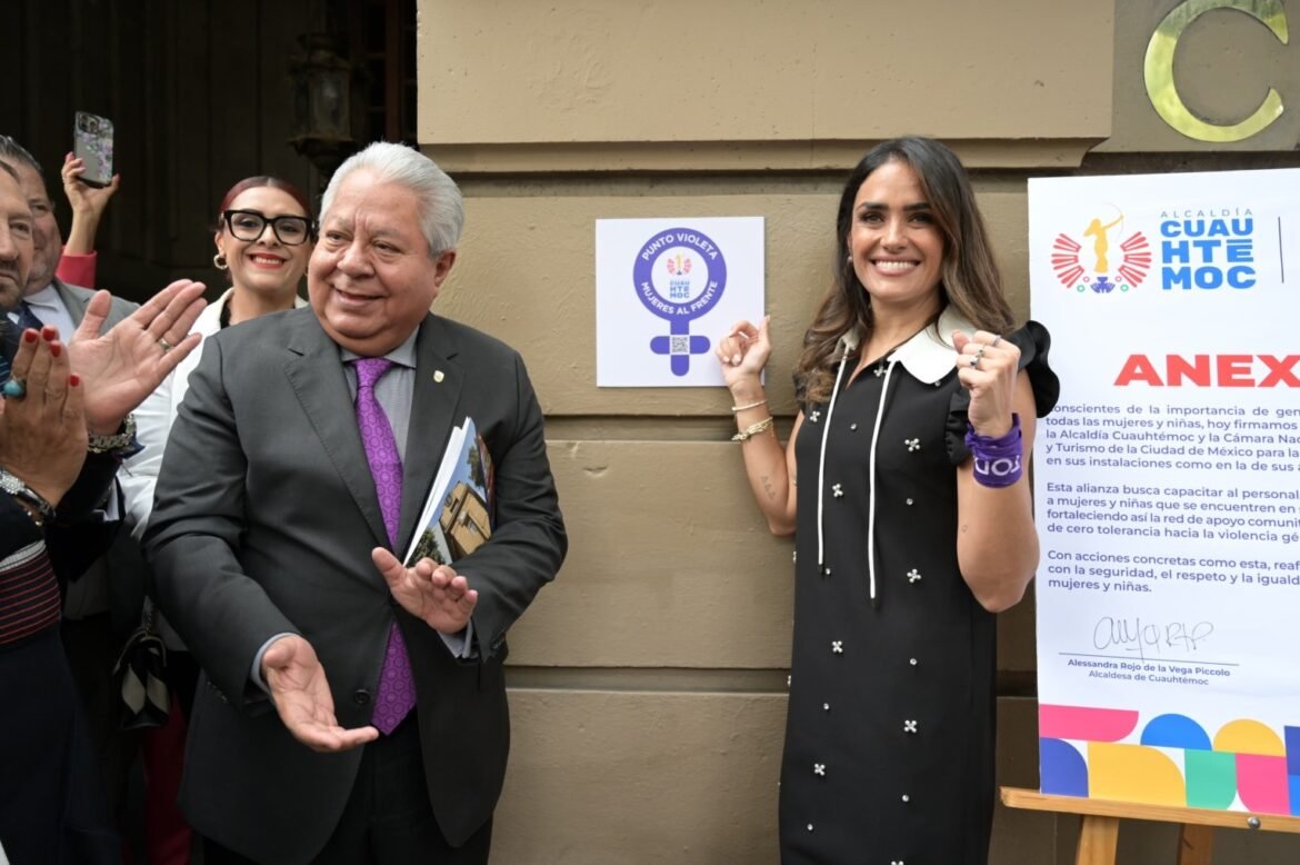 Cuauhtémoc y Canaco CDMX abren nuevo punto violeta para atención a mujeres en situaciones de violencia