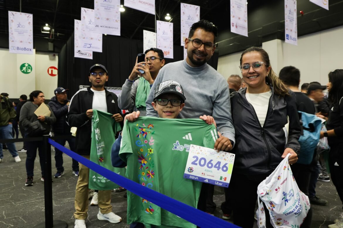 La CDMX da la bienvenida a la Expo Medio Maratón BBVA 2025
