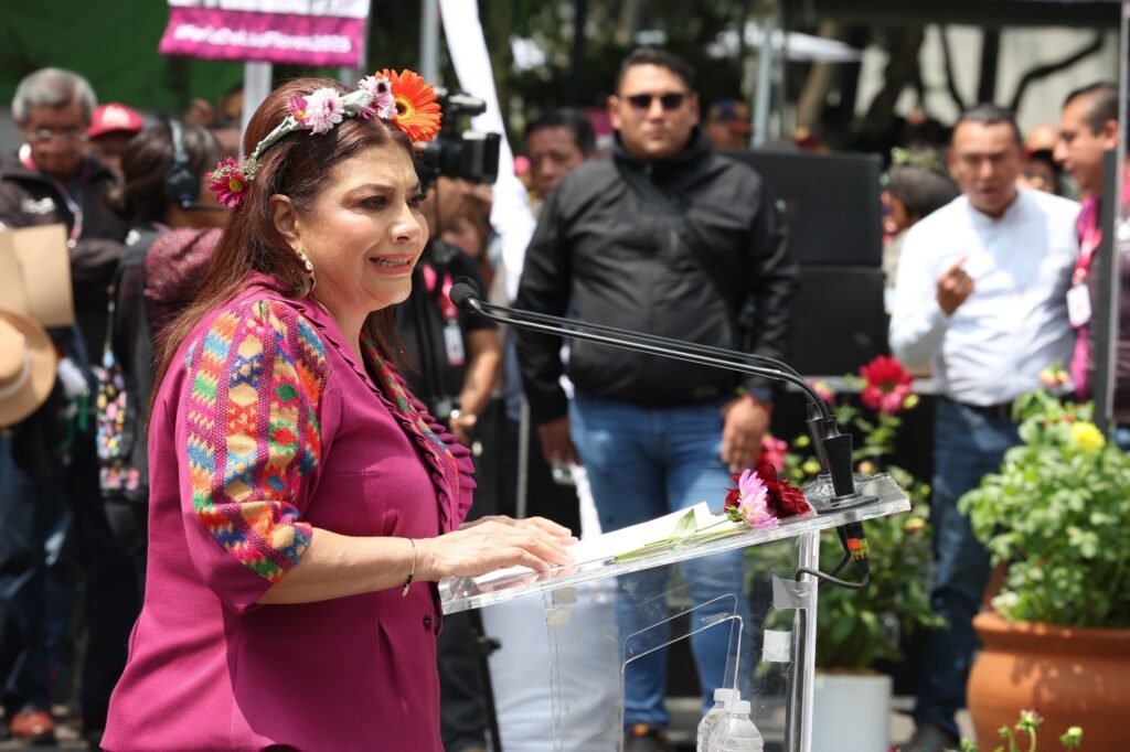 Inaugura Clara Brugada la Feria de las Flores en alcaldía Álvaro Obregón