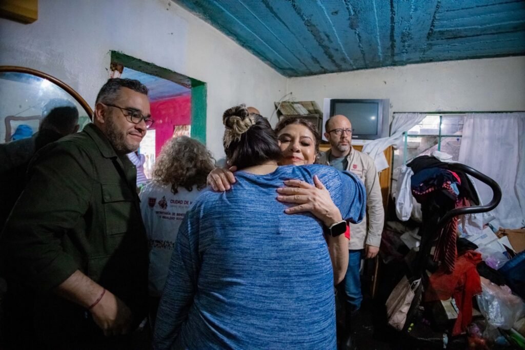 Anuncian apoyo integral a familias afectadas por lluvias en la Magdalena Contreras