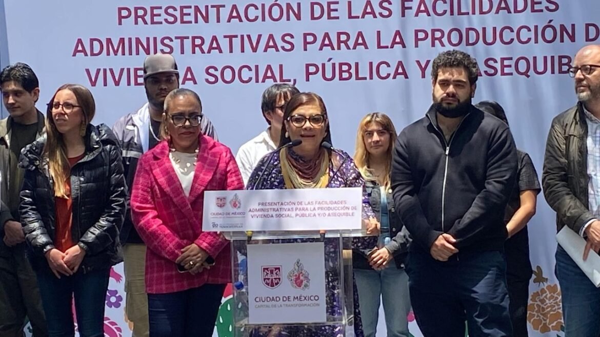 Clara Brugada pone fin a laberintos burocráticos para construir vivienda pública, social y asequible