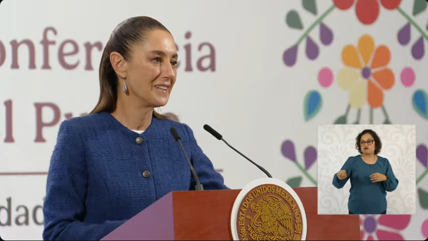 Conferencia de prensa de la presidenta Claudia Sheinbaum Pardo