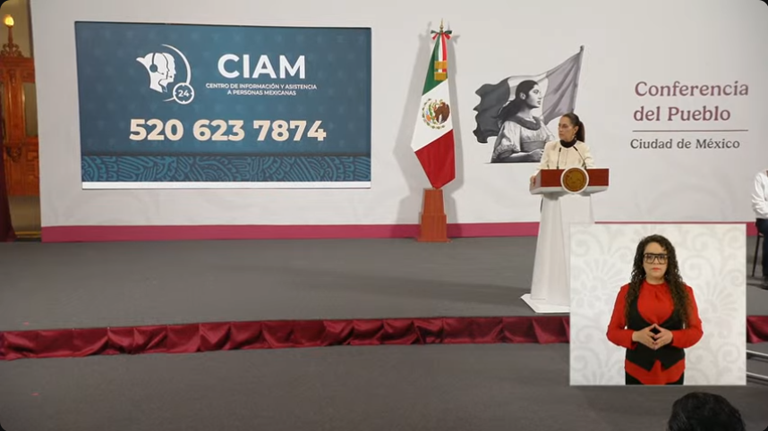Conferencia de la presidenta Sheinbaum Pardo