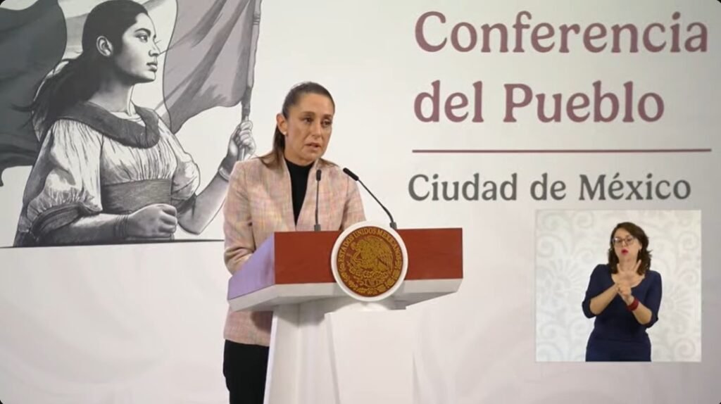 Conferencia de la presidenta Sheinbaum Pardo