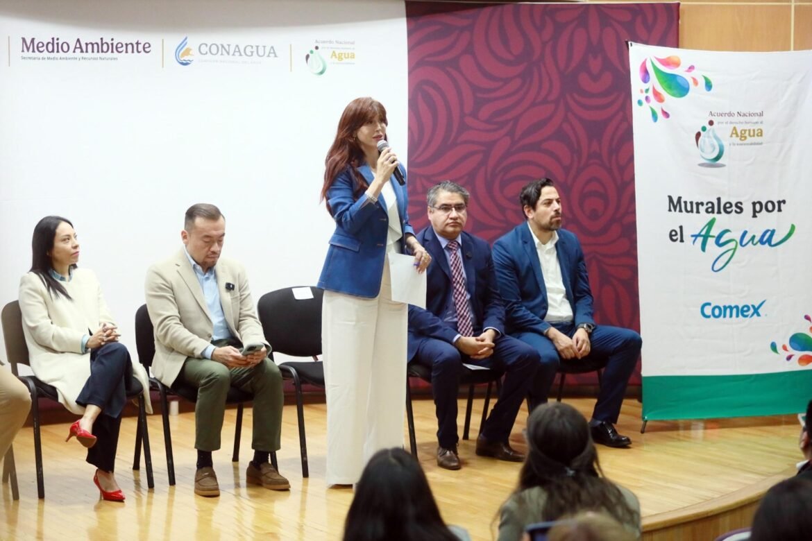 Gobierno de México y Comex impulsan el cuidado del agua con arte urbano, a través del proyecto Murales por el Agua
