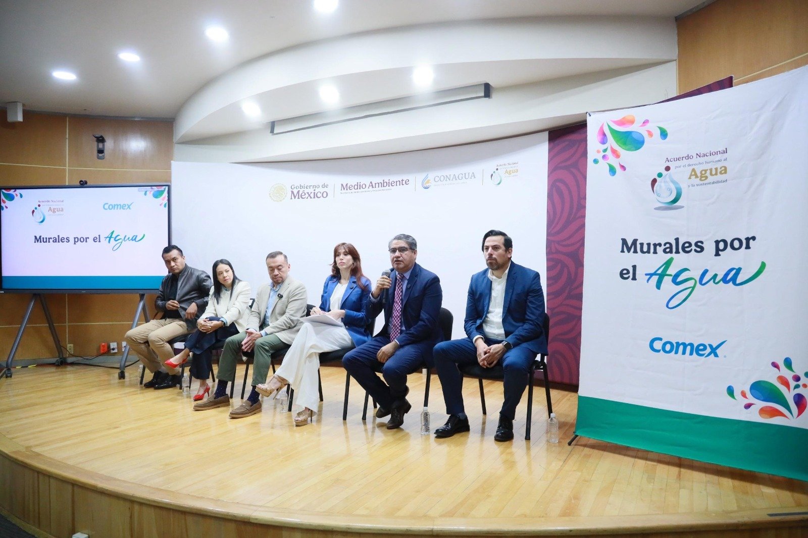 Gobierno de México y Comex impulsan el cuidado del agua con arte urbano, a través del proyecto Murales por el Agua