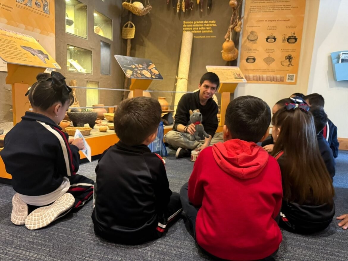 Niñas y niños del Cendi Beethoven visitan la Fundación Herdez en actividad pedagógica y cultural
