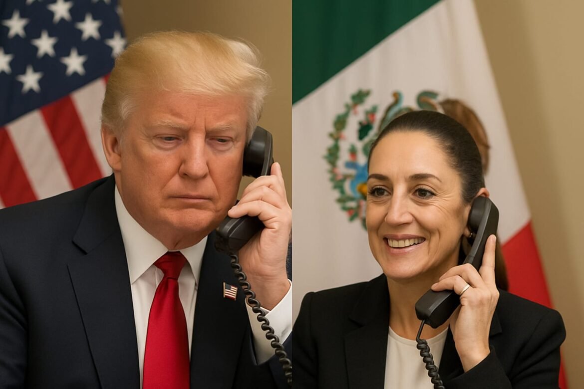 Sostendrán llamada telefónica Sheinbaum y Trump por negociación de aranceles