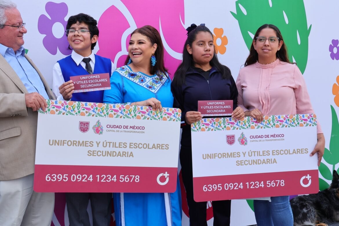 Inicia entrega de Tarjetas para Útiles y Uniformes Escolares de nivel básico