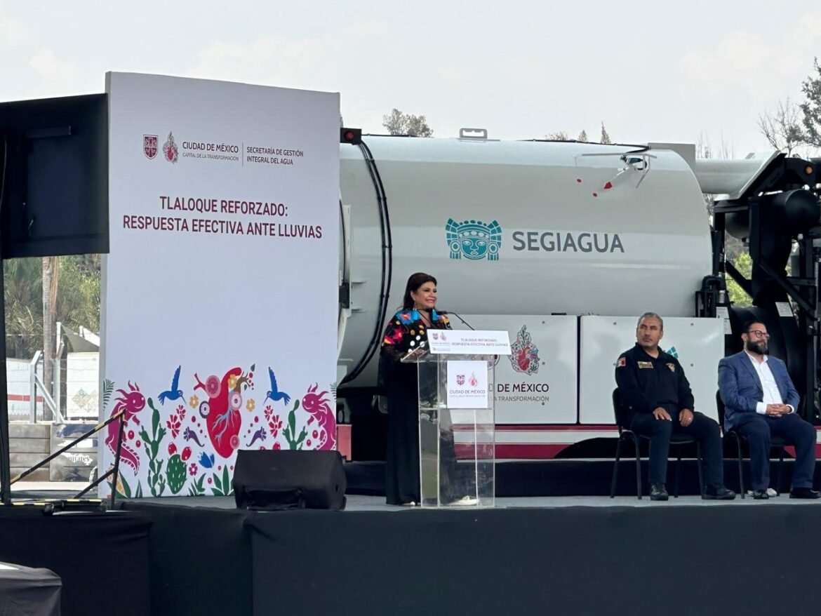 Clara Brugada da banderazo de salida a Plan Tlaloque Reforzado