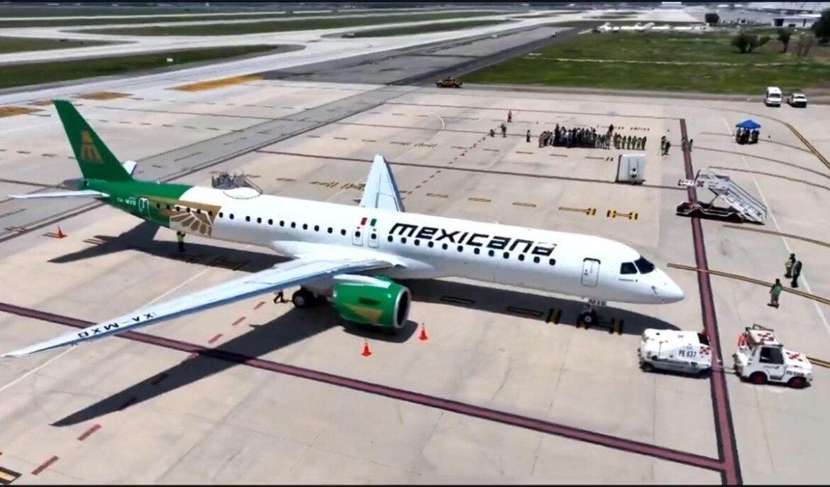 Mexicana de Aviación incorpora su segundo Embraer E195-E2