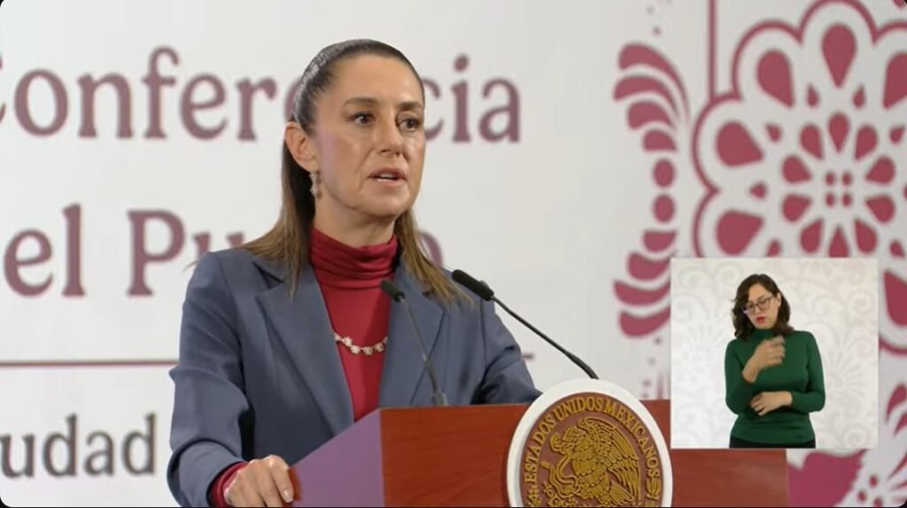 Conferencia de la presidenta Sheinbaum Pardo
