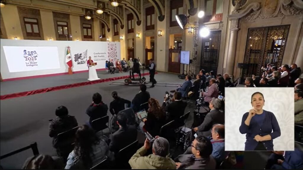 Conferencia de la presidenta Sheinbaum Pardo
