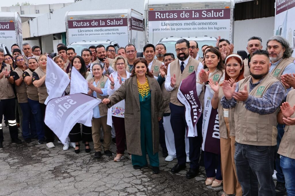 Arrancan las Rutas de la Salud; llevarán más de un millón de medicamentos a hospitales y centros de salud: Clara Brugada