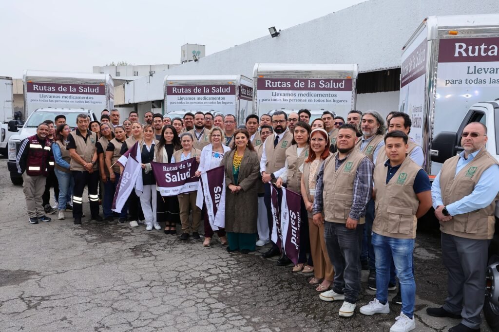 Arrancan las Rutas de la Salud; llevarán más de un millón de medicamentos a hospitales y centros de salud: Clara Brugada