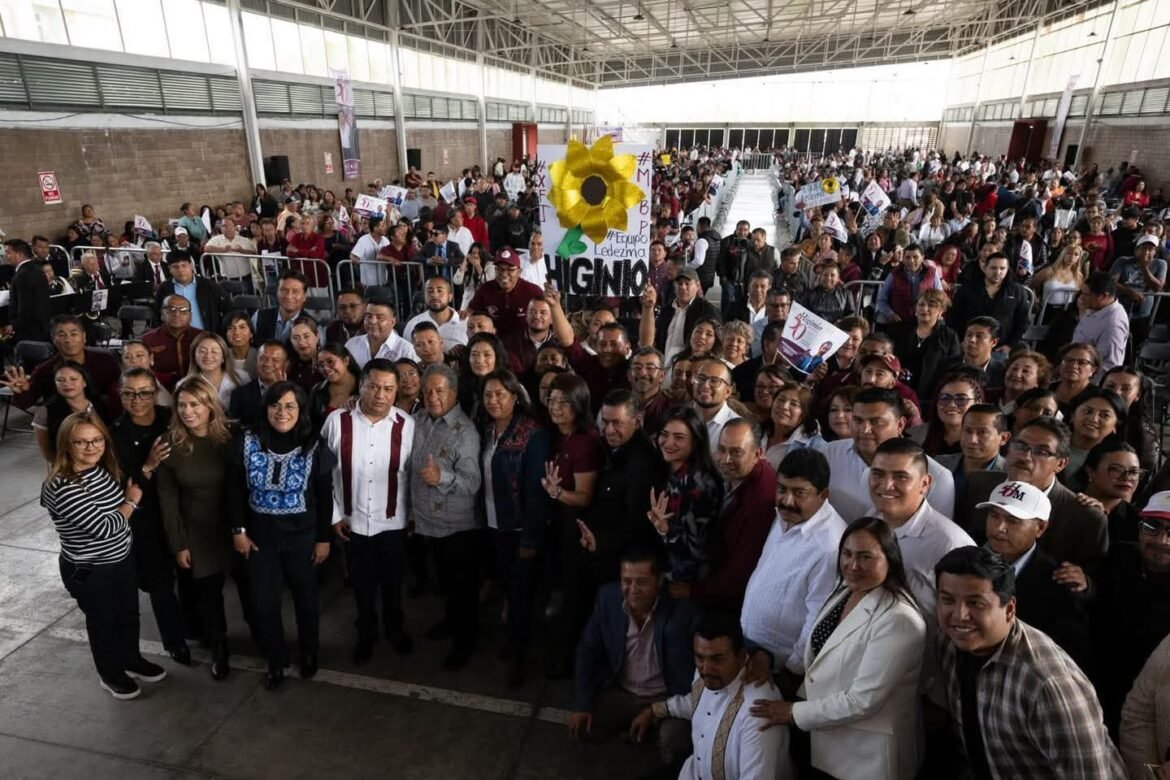 Funcionarios de Chimalhuacán desatienden labores por asistir a un acto político de Higinio Martínez