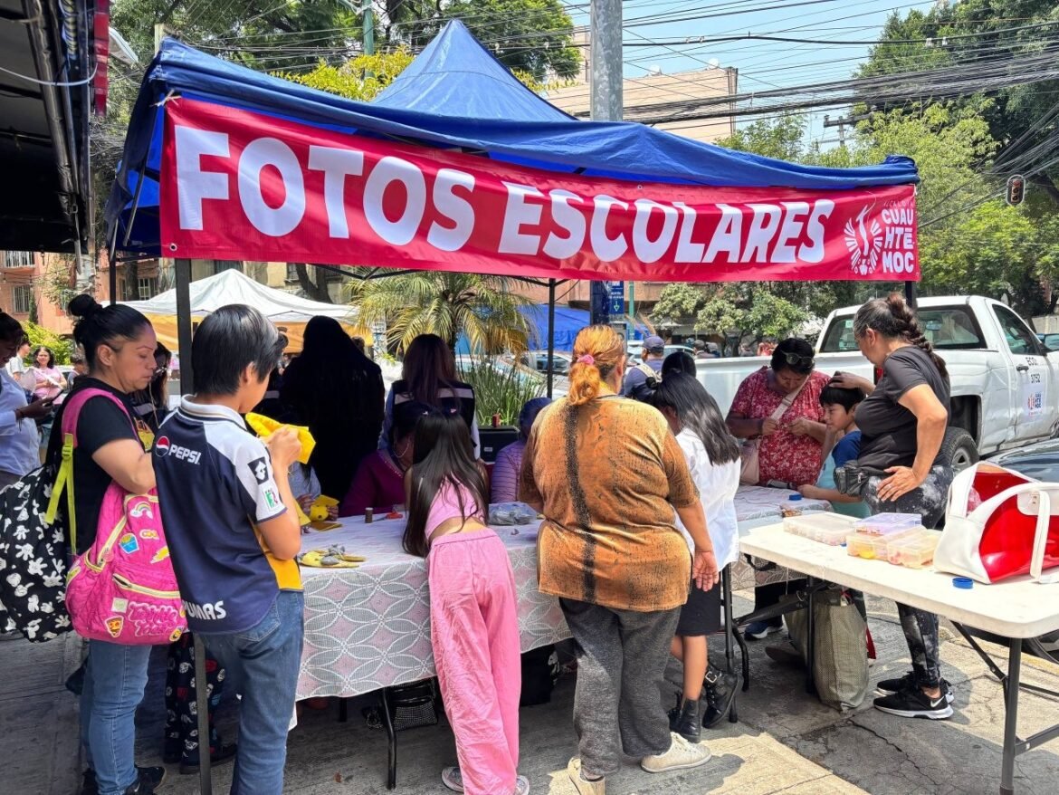 Alcaldía Cuauhtémoc lleva jornadas de regreso a clases a toda la demarcación