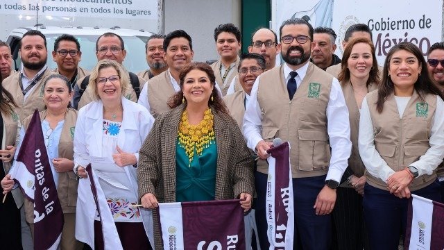 Arrancan las Rutas de la Salud; llevarán más de un millón de medicamentos a hospitales y centros de salud: Clara Brugada