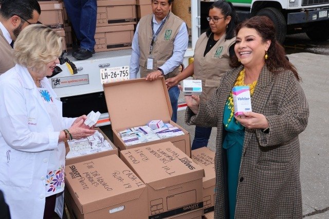 Arrancan las Rutas de la Salud; llevarán más de un millón de medicamentos a hospitales y centros de salud: Clara Brugada