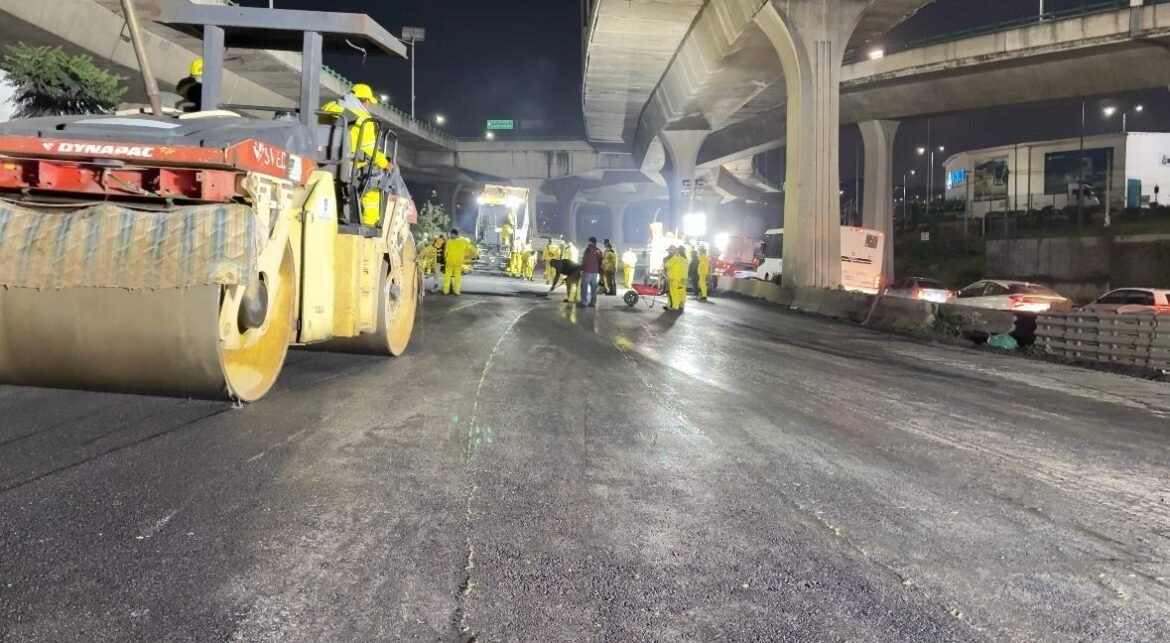 Continúan obras de rehabilitación en Periférico Norte en Naucalpan y Cuautitlán Izcalli