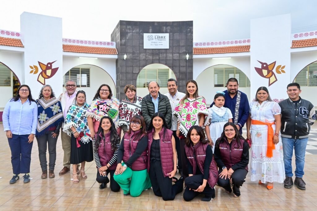 Gobernadora Delfina Gómez inaugura Centro Libre en Villa de Allende