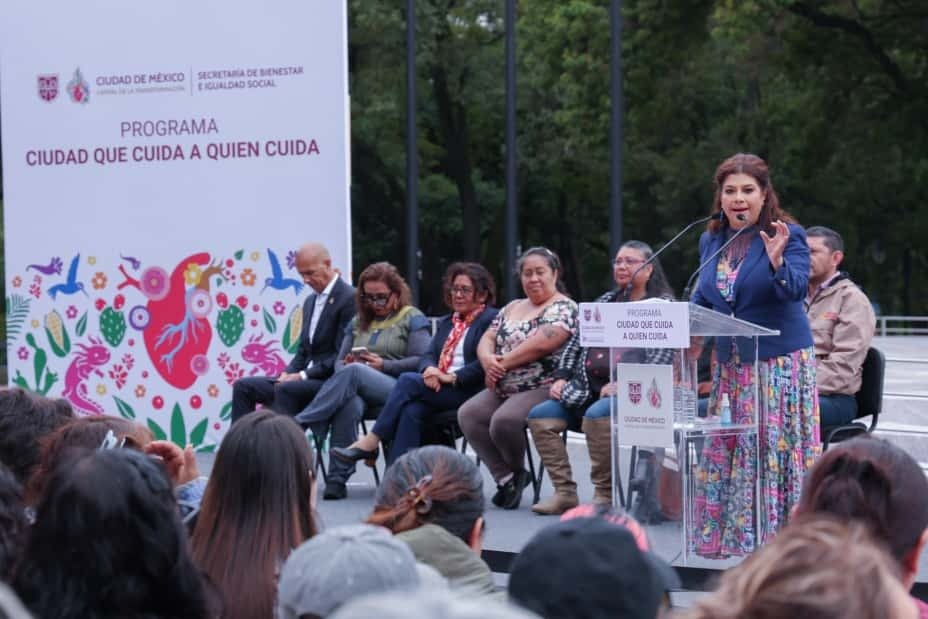Pone en marcha Clara Brugada programa “Ciudad que Cuida a Quien Cuida”,