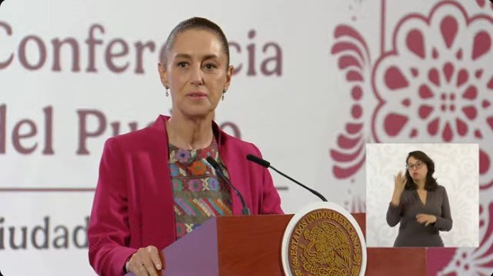 Conferencia de la presidenta Sheinbaum Pardo