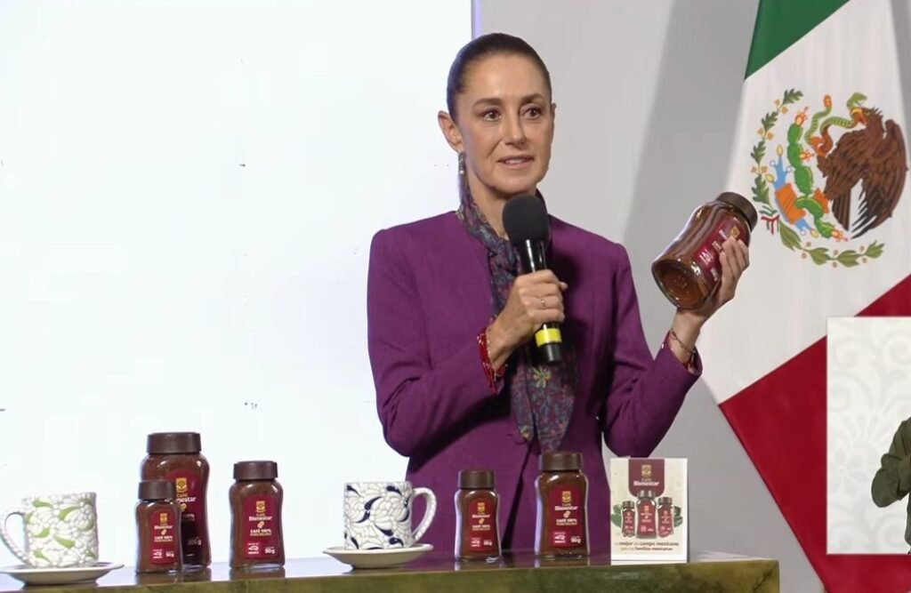 Presenta Gobierno de México Café Bienestar