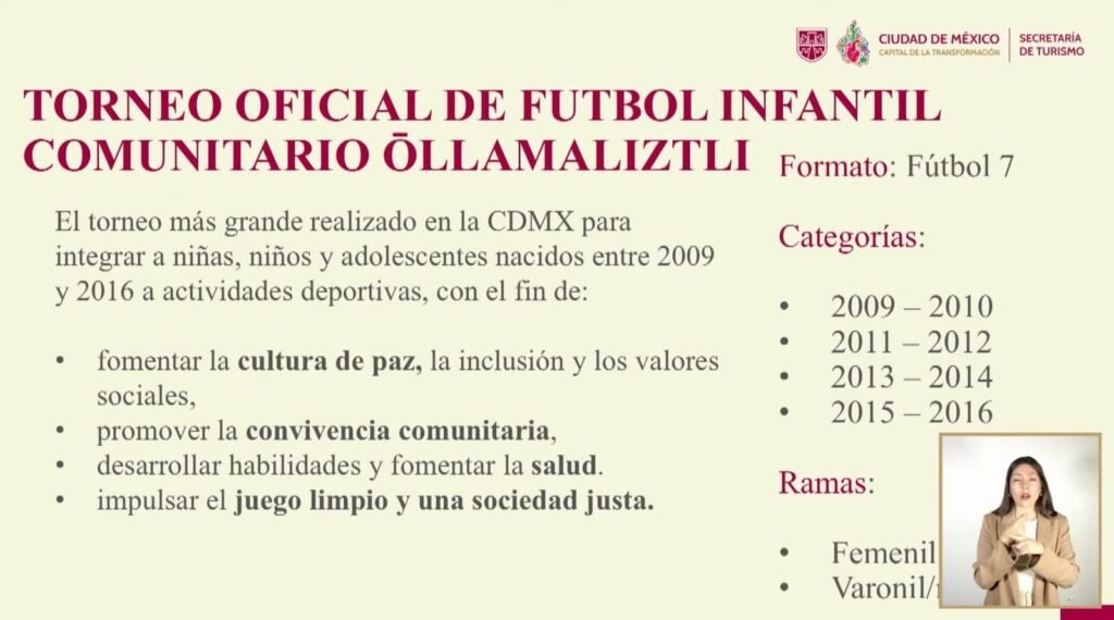 Anuncian Torneo Ollamaliztli para que la CDMX viva el Mundial de Futbol 2026
