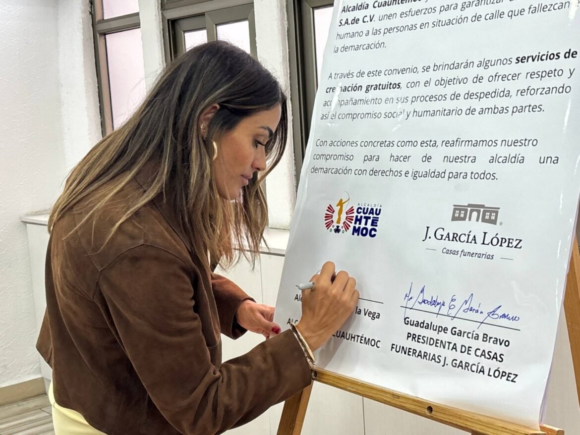 Alcaldía Cuauhtémoc garantiza cremaciones gratuitas para personas en situación de calle