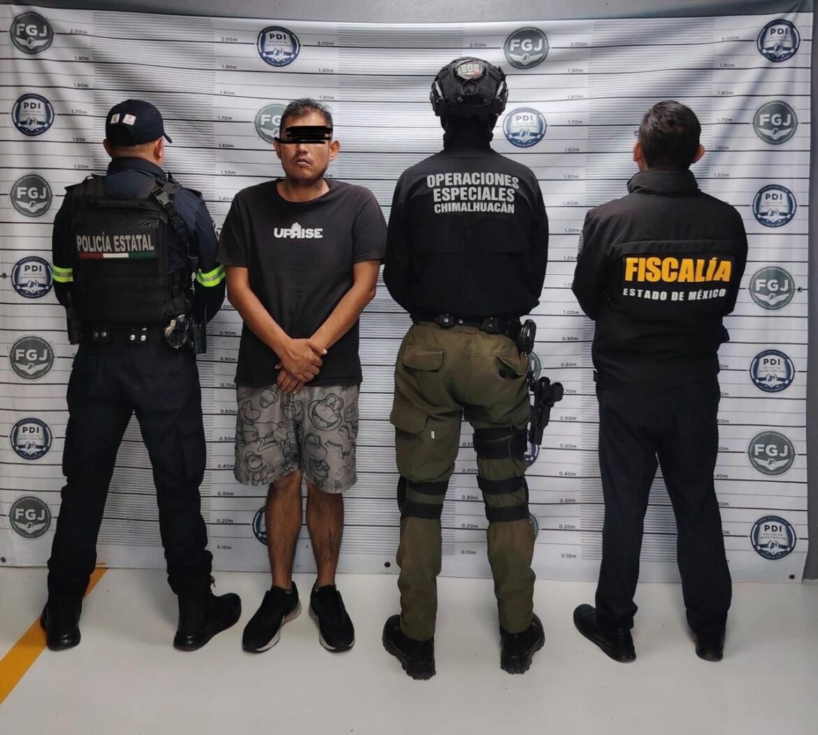 Detienen en Chimalhuacán a “El Orejas”, presunto extorsionador de la zona oriente