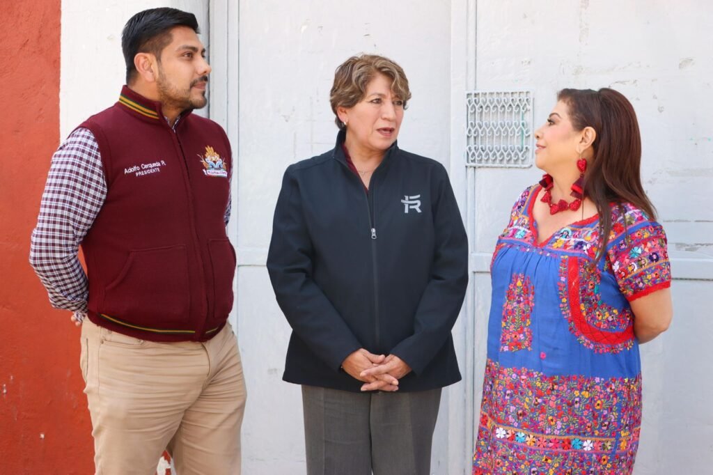 Presidenta Sheinbaum coordina apoyos en Nezahualcóyotl tras inundaciones