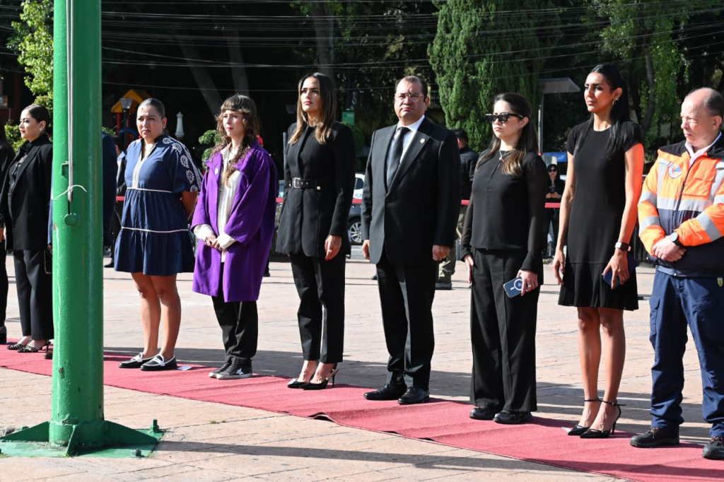 Ale Rojo de la Vega encabeza homenaje por el 40 aniversario del sismo de 1985 y participa en el Simulacro Nacional