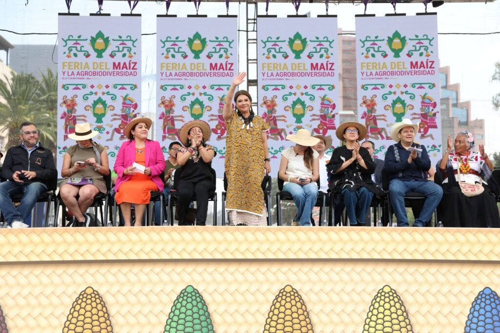 Inaugura Clara Brugada la Feria del Maíz y la Agrobiodiversidad