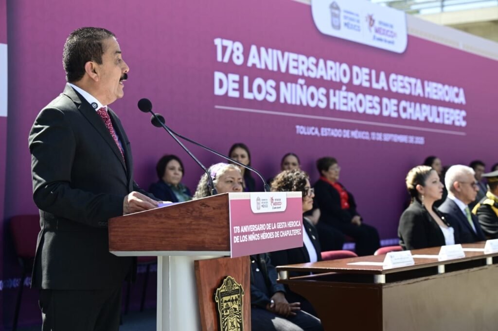 Encabeza Gobernadora Delfina Gómez Álvarez Aniversario de la Gesta de los Niños Héroes