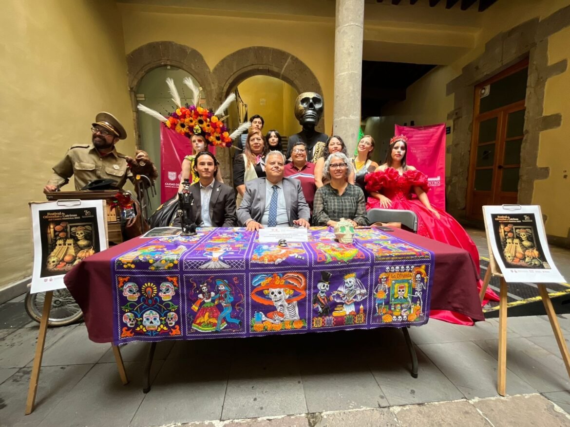 La Autoridad del Centro Histórico anuncia Festival de Ofrendas y Catrinas 2025