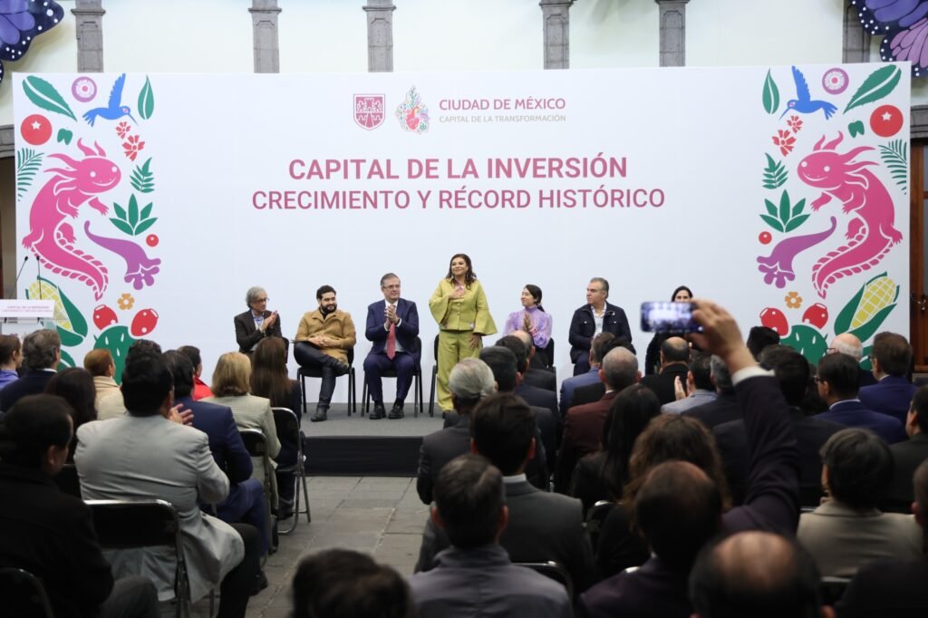 Celebran incremento de 18 por ciento en inversión privada y 36 por ciento en inversión extranjera en la CDMX