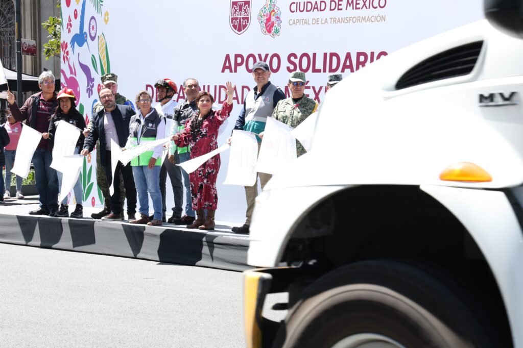 Clara Brugada anuncia apoyo solidario de la CDMX para zonas afectadas por las lluvias en Veracruz
