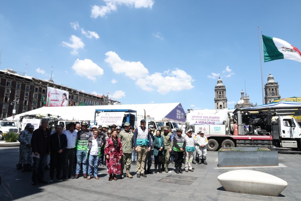 Clara Brugada anuncia apoyo solidario de la CDMX para zonas afectadas por las lluvias en Veracruz