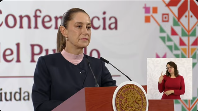 Conferencia de la presidenta Sheinbaum Pardo