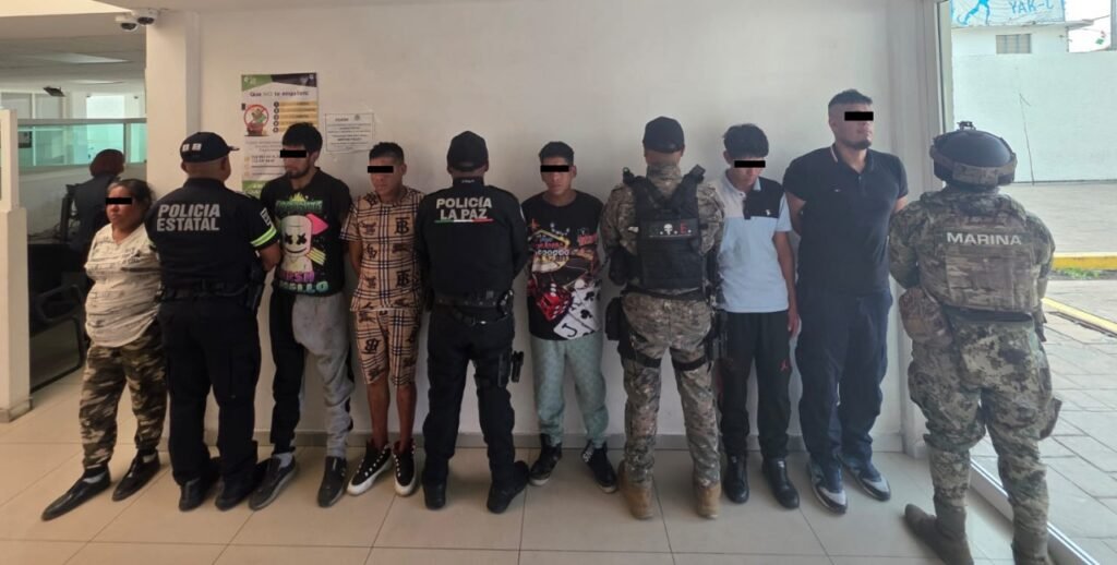 Cae banda con droga en operativo en La Paz