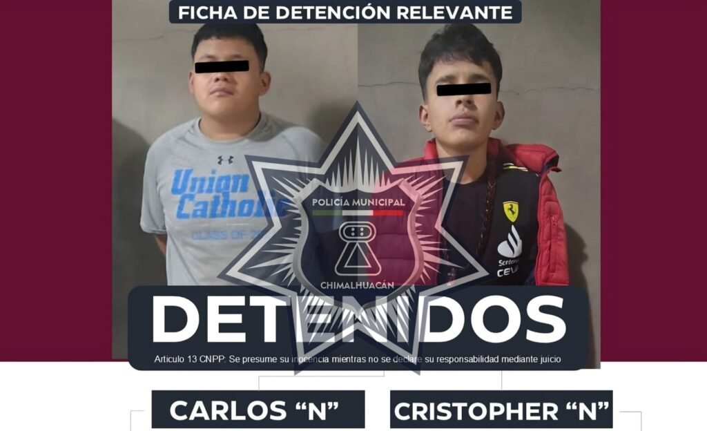 Detienen a tres hombres por presuntos delitos contra la salud en Chimalhuacán