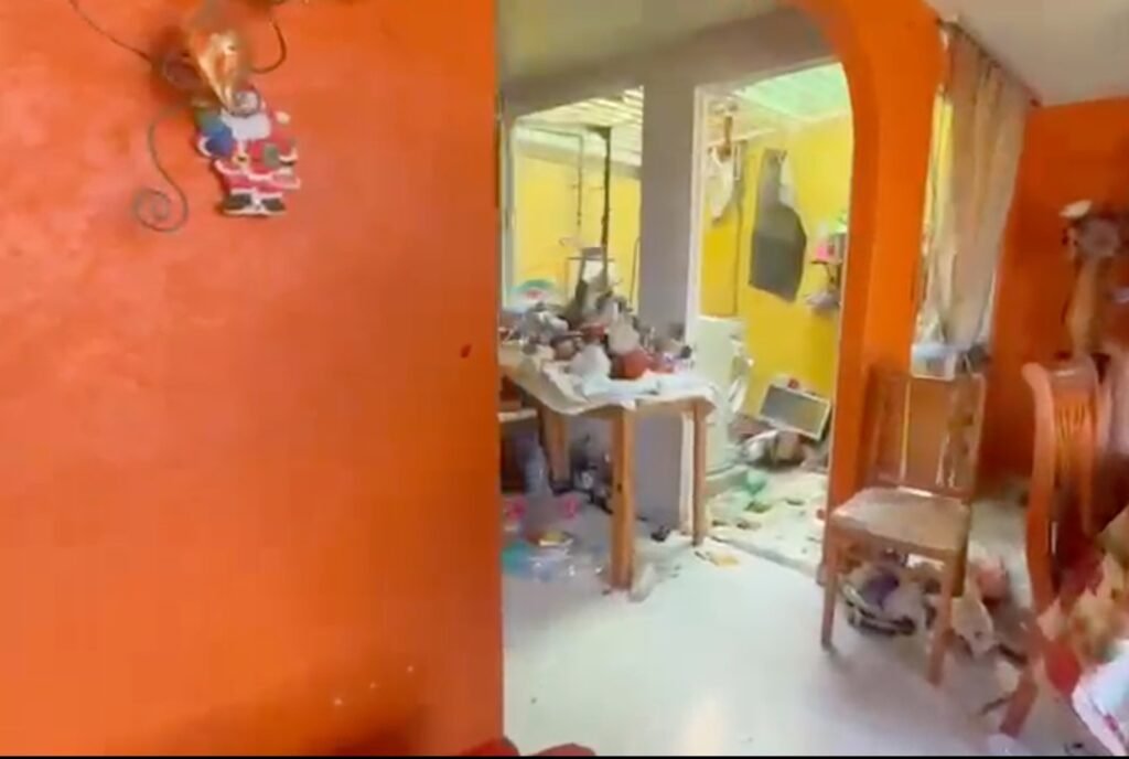 Explosión por gas deja cuatro lesionados en la colonia La Joya