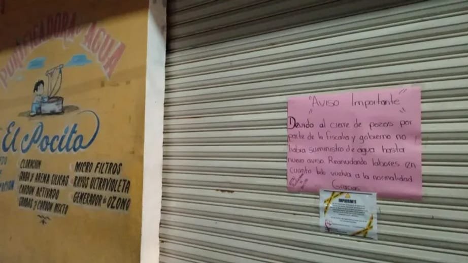 Cierran purificadoras por desabasto de agua tras operativo “Caudal” en Neza y Chimalhuacán
