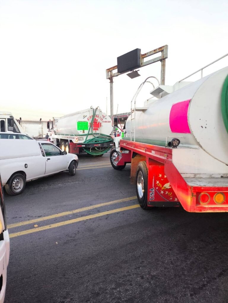 Bloqueos en la México–Texcoco por cierre de pozos de agua