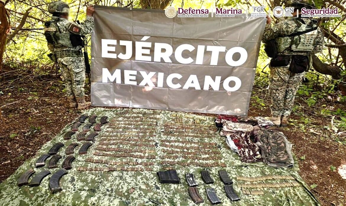 Aseguran drogas y armas tras enfrentamiento en Culiacán, en Sinaloa